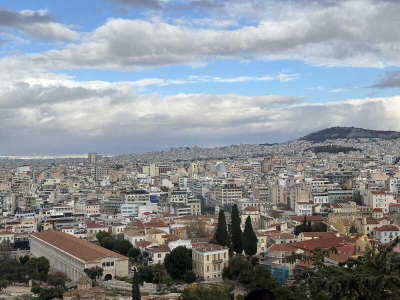 Blick über Athen